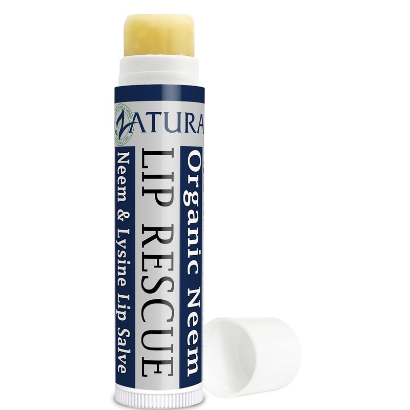 Zatural Neem Lip Rescue with LLysine 1 Lip Balm for Super Dry Lips